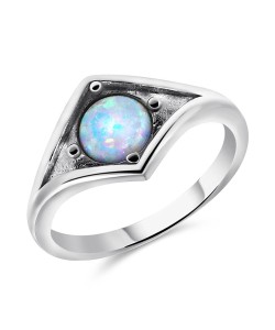 Opal Silver Rings NSR-2172